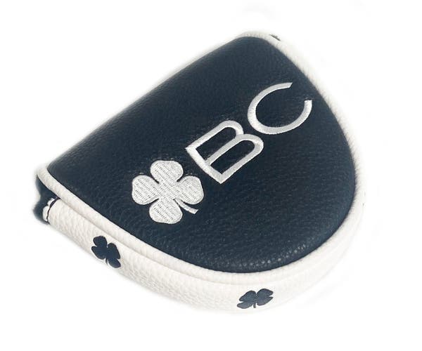 NEW Black Clover "Eagle" White/Black Mallet Putter Headcover