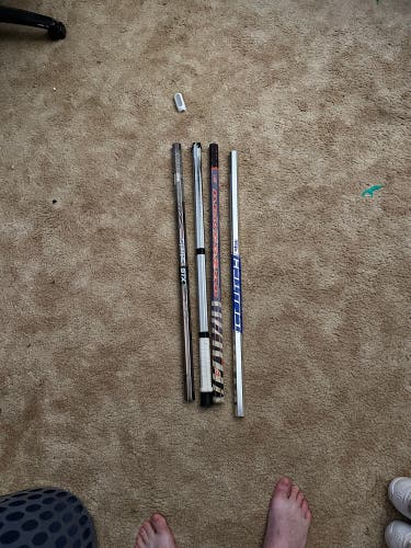 Used Lacrosse shafts