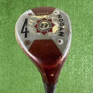 Ben Hogan Vintage Speed Slot Personal Model Persimmon 4 Fairway Wood Steel 42