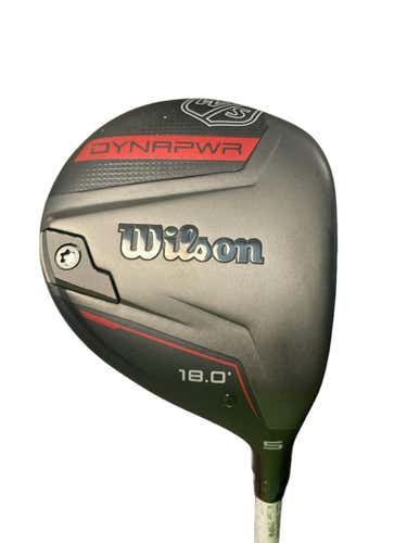 Used Wilson Dynapwr 5 Wood Stiff Flex Graphite Shaft Fairway Woods