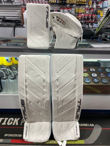 New True Regular HZRDUS 7X4 36+2 Goalie Set White