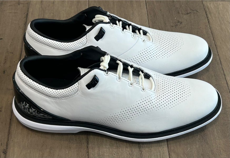 Size 11.5 Men’s Nike Air Jordan ADG 4 Golf Shoes White Black