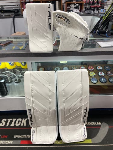 New True Regular HZRDUS 7X4 32+2 Goalie Full Set White