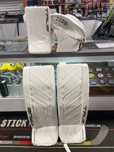 New True Regular HZRDUS 7X4 34+2 Goalie Full Set White