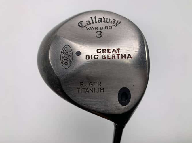 Callaway Original Great Big Bertha 3 Fairway Wood 15* TT Custom Lite Senior RH