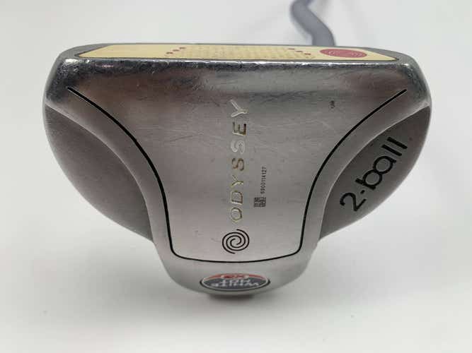 Odyssey White Hot XG 2-Ball Putter 34" SuperStroke Flatso 1.0 Mens RH