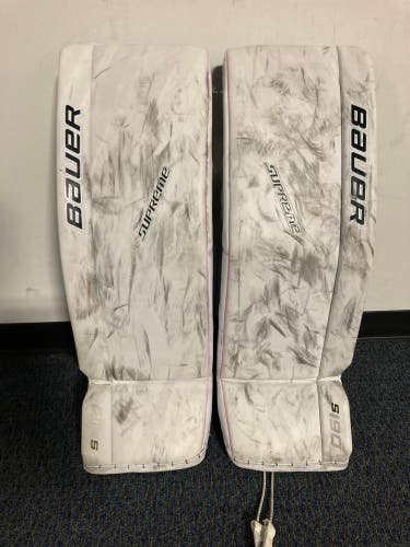 Used Large Senior Bauer Supreme S190 Goalie Leg Pads