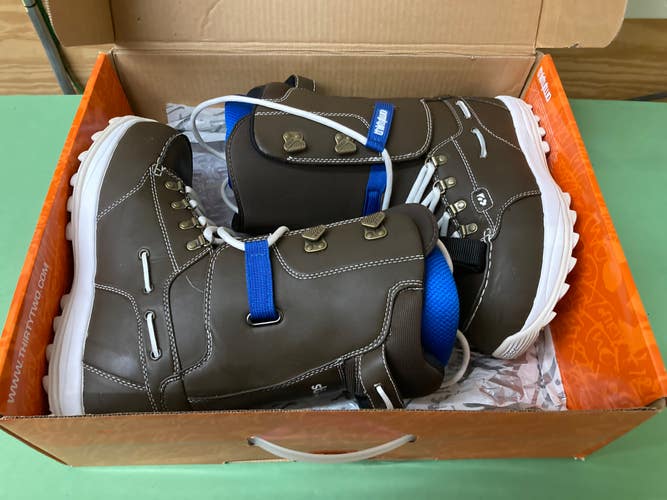 Men's 10.5 Thirty Two BroPort Snowboard Boots Excellent Condition