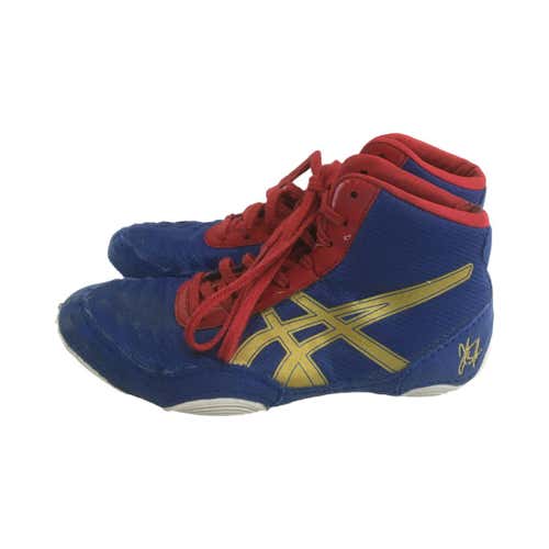 Used Asics Jb Elite V 2.0 Junior 3 Wrestling Shoes