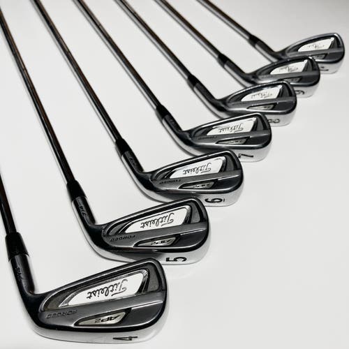 Titleist AP2 714 Iron Set 4-9, PW Right Handed Extra Stiff Flex Steel Shafts +1”