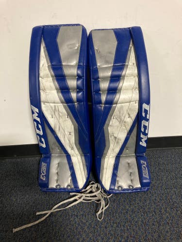 Used 34" Senior CCM Extreme Flex lll Goalie Leg Pads