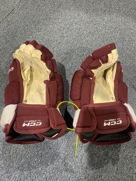 Used Arizona State Sun Devils #13 Maroon CCM 14" HG97 Gloves
