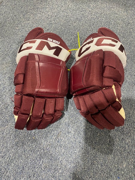 Used Arizona State Sun Devils #13 Maroon CCM 14" HG97 Gloves
