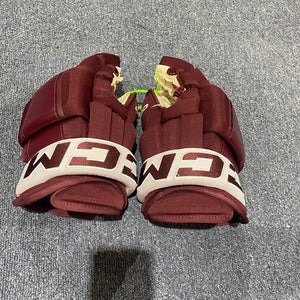 Used Arizona State Sun Devils #8 Maroon CCM 14" HG97 Gloves