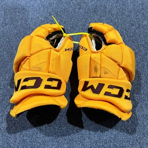 Used Arizona State University Sun Devils CCM 14" Pro Stock HGPJSPP Gloves