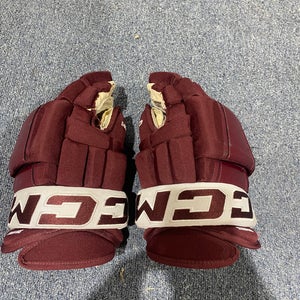 Used Arizona State Sun Devils #11 Maroon CCM 14" HG97 Gloves