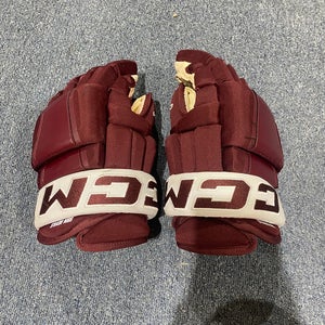 Used Arizona State Sun Devils #10 Maroon CCM 15" HG97 Gloves