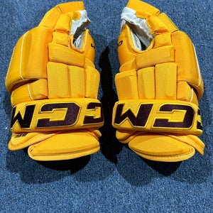 Used Arizona State University Sun Devils CCM 14" Pro Stock HG97 Gloves