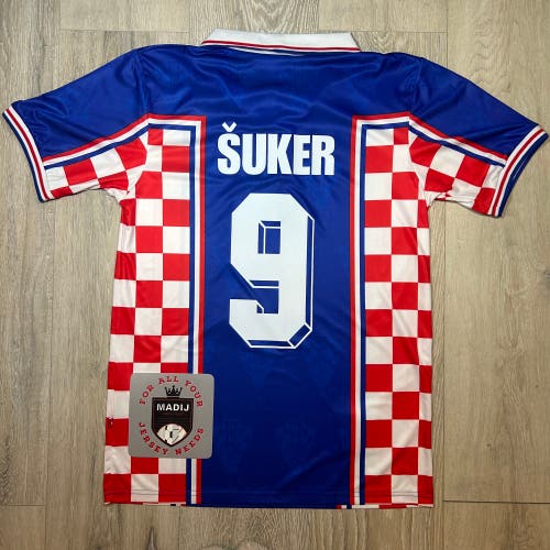 Croatia Home Jersey 1997 Suker