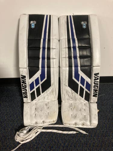 Blue Used 33" Senior Vaughn Velocity VE8 Pro Goalie Leg Pads