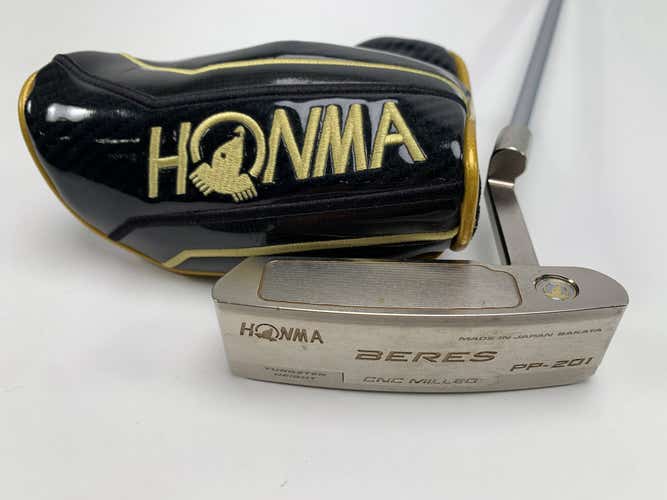 Honma Beres PP-201 Platinum Finish Putter 34" Mens RH HC