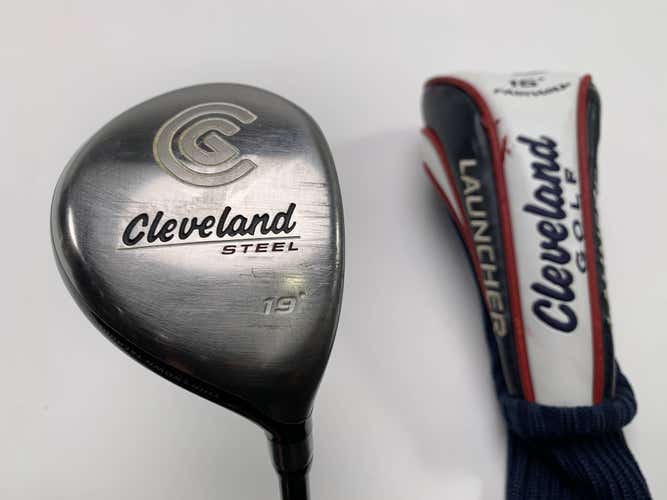 Cleveland Launcher Steel 5 Fairway Wood 19* Launcher Regular Graphite Mens RH HC