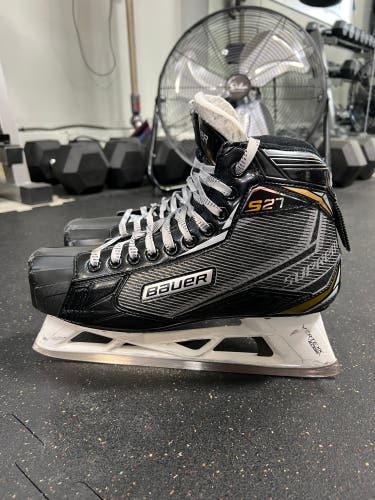 Bauer Supreme S27 goalie skates size 9D