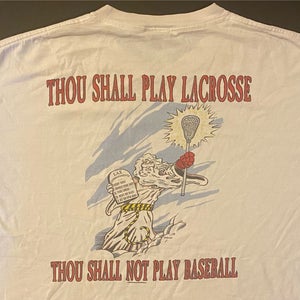 Vintage Lax World Lacrosse Baseball Shirt (xl)