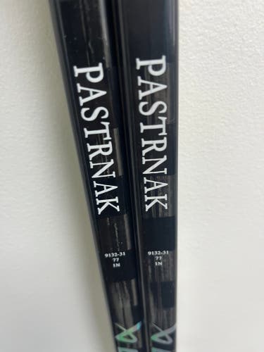 Pastrnak 2 pack pro stock sticks Bauer Nexus 1N painted as sync