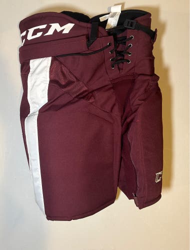 *NEW* Maroon Pro Stock Peterborough Petes Senior Small CCM HP31 Hockey Pants