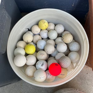 Bucket of Golf balls