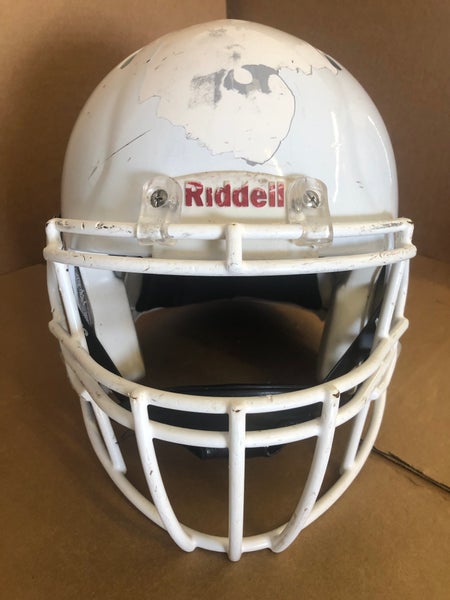 USED RIDDELL SPEED ADULT HELMET - XLARGE - METALLIC WHITE