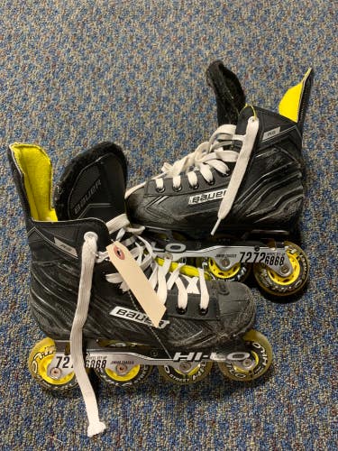 Used Junior Bauer RS Inline Skates Regular Width Size 3