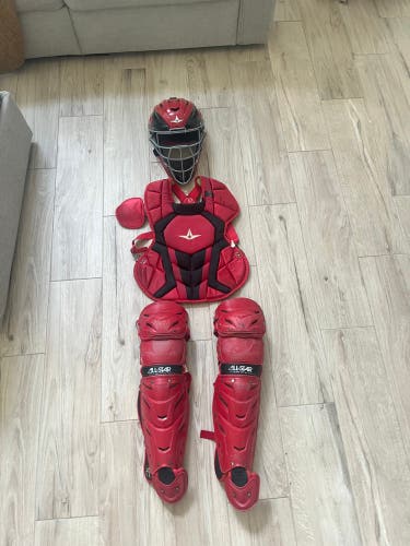 Used  All Star System 7 Axis Intermediate Catcher's Set