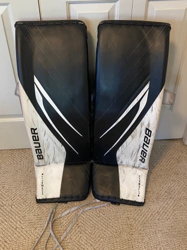 Used  Bauer Pro Stock Hyperlite 2 Goalie Leg Pads