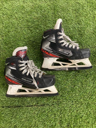 Junior Used Bauer Vapor X2.9 Hockey Goalie Skates D&R (Regular) 4.0