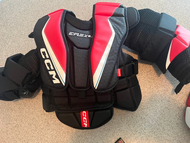 CCM hockey goalie shoulder pads