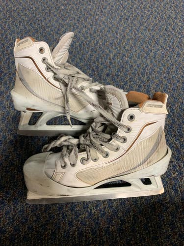 Used Senior Bauer Supreme one80le Hockey Goalie Skates Regular Width Size 6