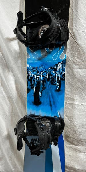 Vintage 1990s Burton Custom 160cm Biker Graphic Snowboard