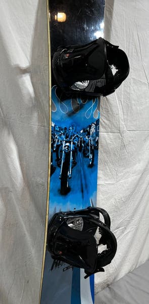 Vintage 1990s Burton Custom 160cm Biker Graphic Snowboard