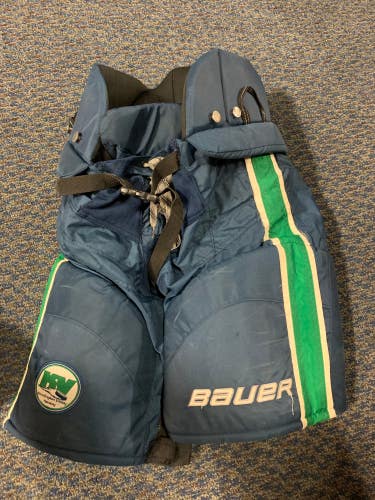 Blue Used Senior Large Bauer Custom Nexus Elite Hockey Pants