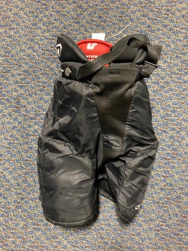 Black Used Junior Small CCM Hockey Pants