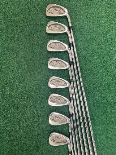 FILA Volt Complete Golf Club Starter Set MRH Irons Woods Putter Bag w/Covers!