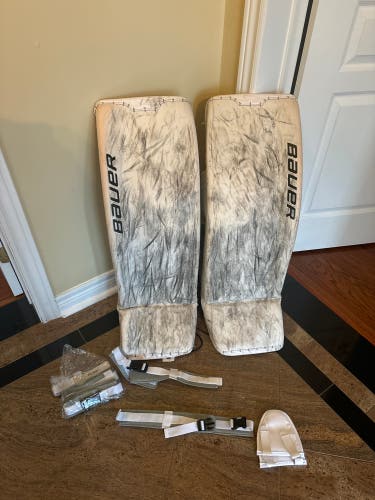 Used  Bauer  Ultrasonic Goalie Leg Pads