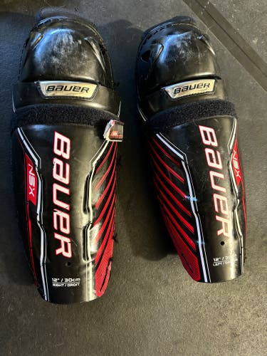 12” Bauer NSX shin pads