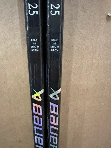 Bauer Nexus Sync Hockey Stick Left P28 82 Flex Senior D1 Pro Stock