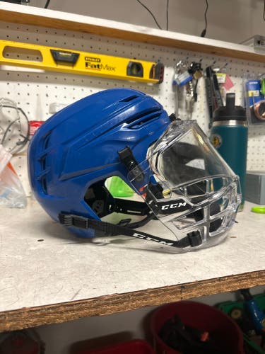 Warrior Alpha One Pro Helmet w/ CCM Bubble Medium