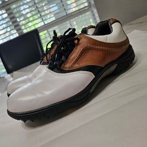 Used Footjoy Contour Series Golf Shoes M 10.5, Patented Comfort Technology