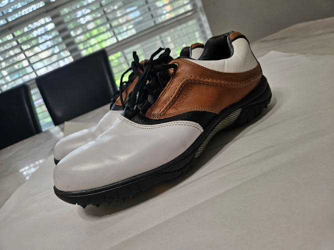 Used Footjoy Contour Series Golf Shoes M 10.5, Patented Comfort Technology