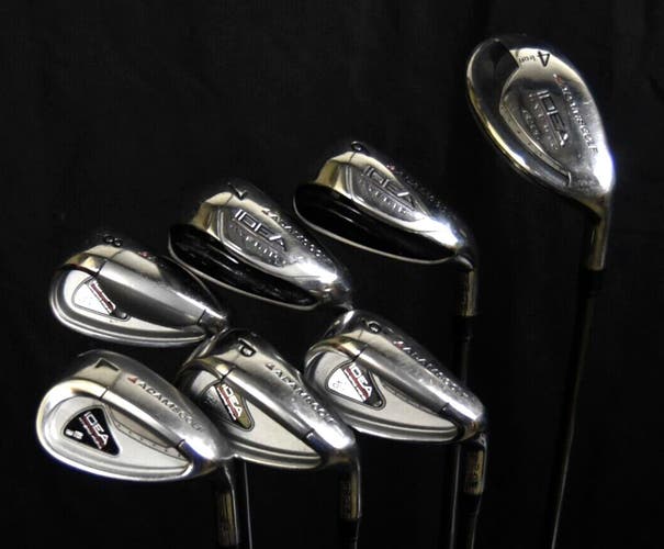 ADAMS GOLF IDEA SET (5) FLEX:LIGHT LENGTH:4-40 6-36 7-36IN RIGHT HANDED NEW GRIP